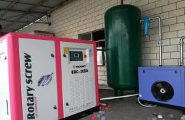 单级永磁变频空压机建厂需要这设备，大气量提高客户市场竞争力[广西意朗]